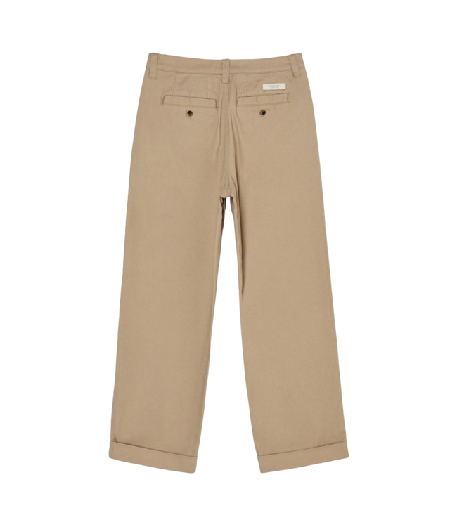 ELEMENT Big Pleated Chino Youth - Humus
