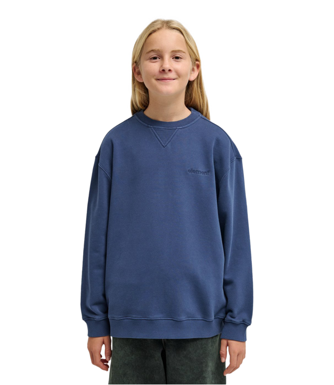 ELEMENT Lowcase Pigment Crew Youth - Dark Denim