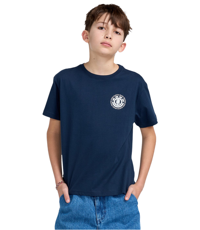 ELEMENT Seal Bp Ss Tee Youth - Eclipse Navy