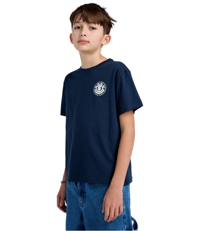 ELEMENT Seal Bp Ss Tee Youth - Eclipse Navy