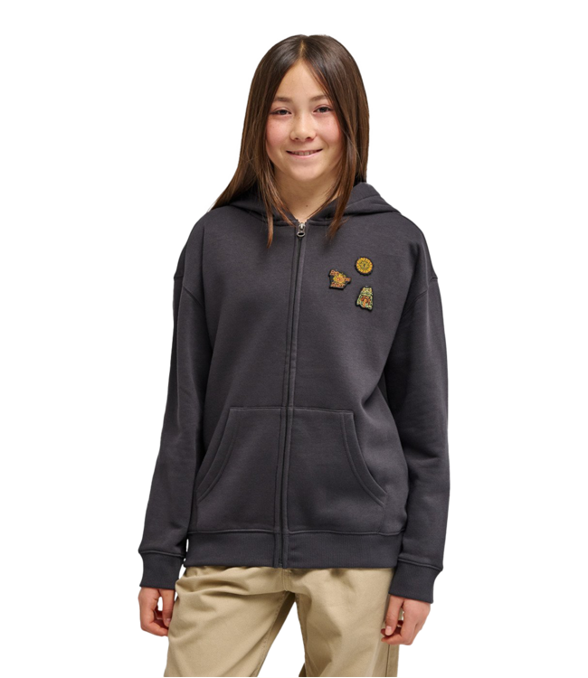 ELEMENT Timber Icon Emb Hoodie Youth - Off Black