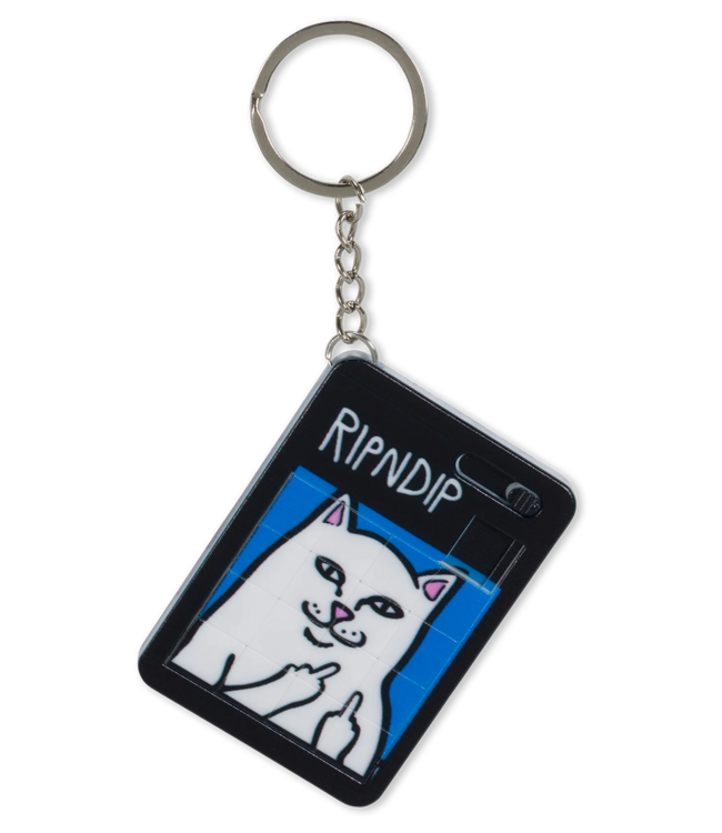 RIPNDIP Lord Nermal Puzzle Keychain - Black
