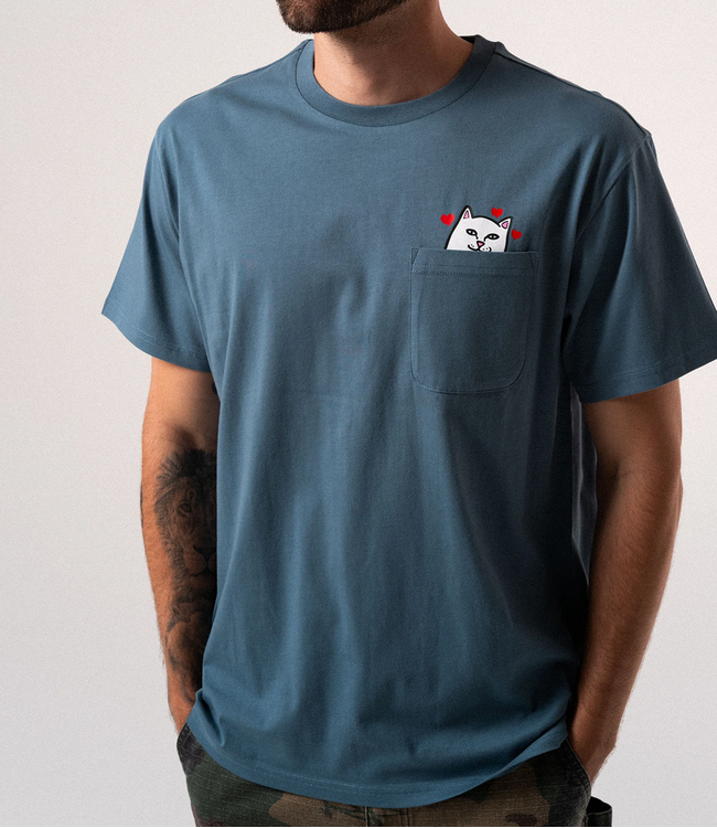 RIPNDIP Nermal Loves Pocket Tee - Slate