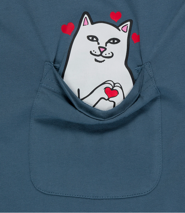 RIPNDIP Nermal Loves Pocket Tee - Slate