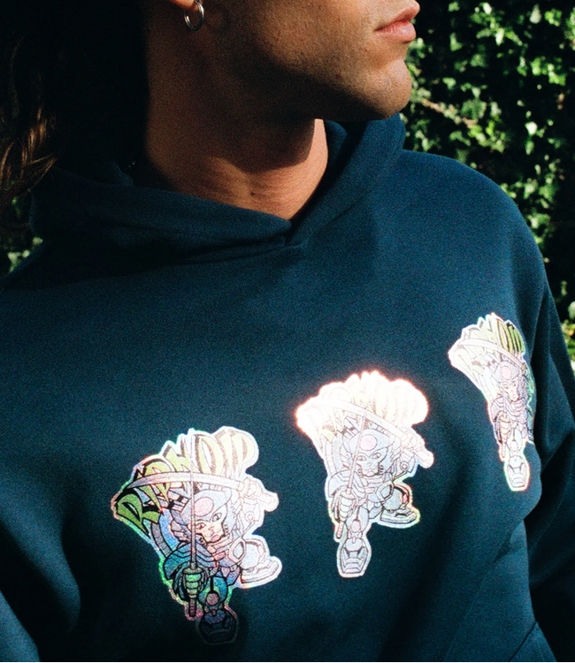 RIPNDIP Robo Samurai Hoodie - Navy