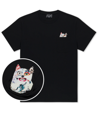 RIPNDIP Lord Nermal Collage Pocket Tee - Black