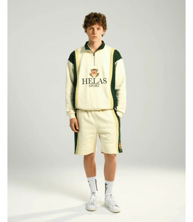 HELAS Couronne Sweat Shorts - Light Beige