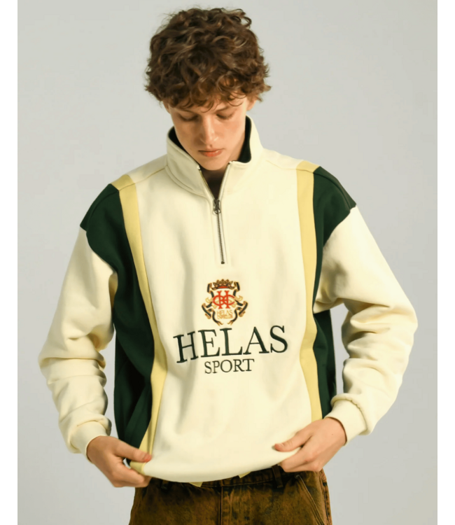 HELAS Couronne Quarter Zip - Light Beige