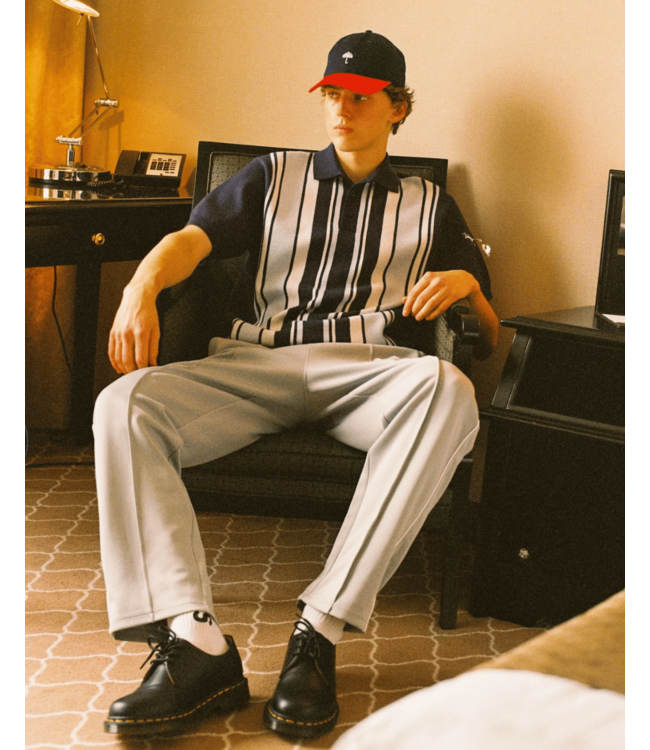 HELAS Bronx Knit Polo - Navy