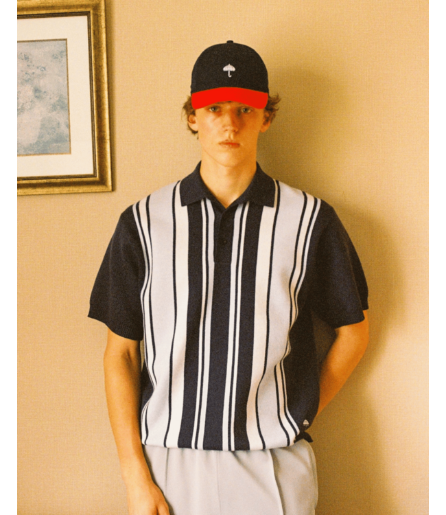 HELAS Bronx Knit Polo - Navy