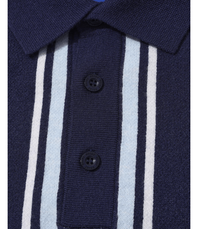 HELAS Bronx Knit Polo - Navy