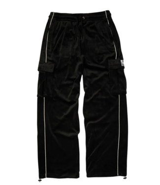 HUF X Pro Club Velour Cargo Pant - Black