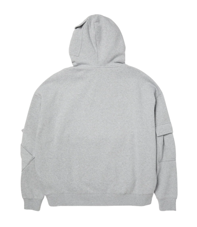 HUF X Pro Club Multi Pocket Hoodie - Heather Grey