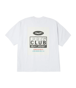 HUF X Pro Club Heavyweight Tee - White