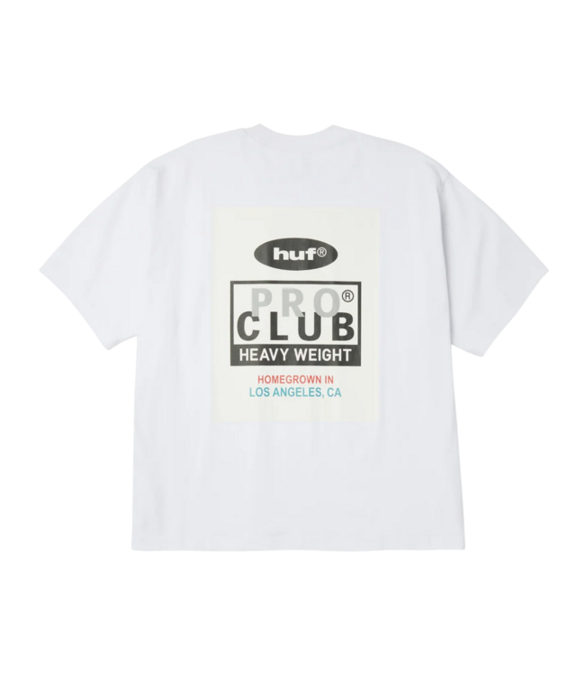 HUF X Pro Club Heavyweight Tee - White