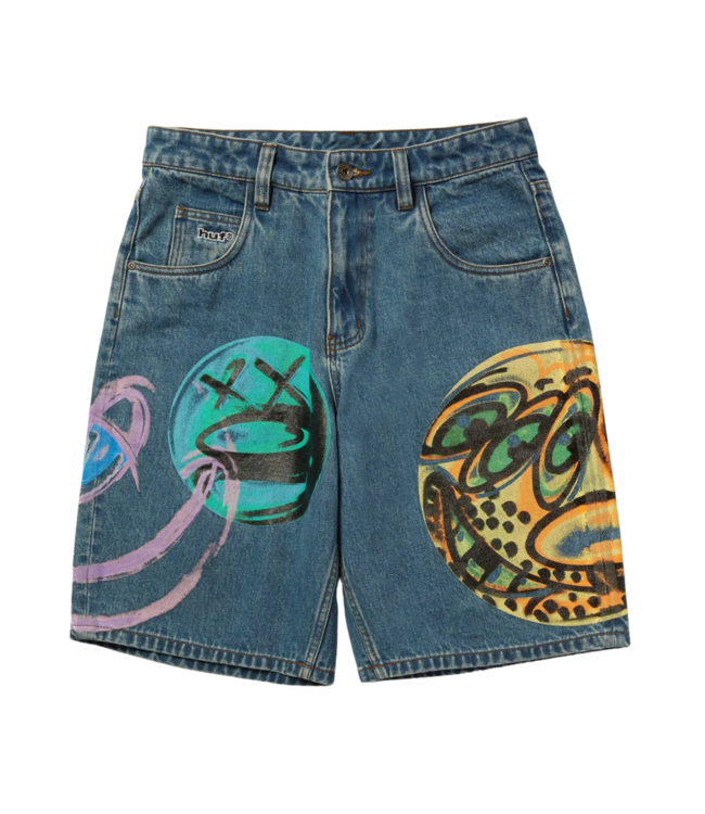 HUF Spray Guys Denim Short - Multi
