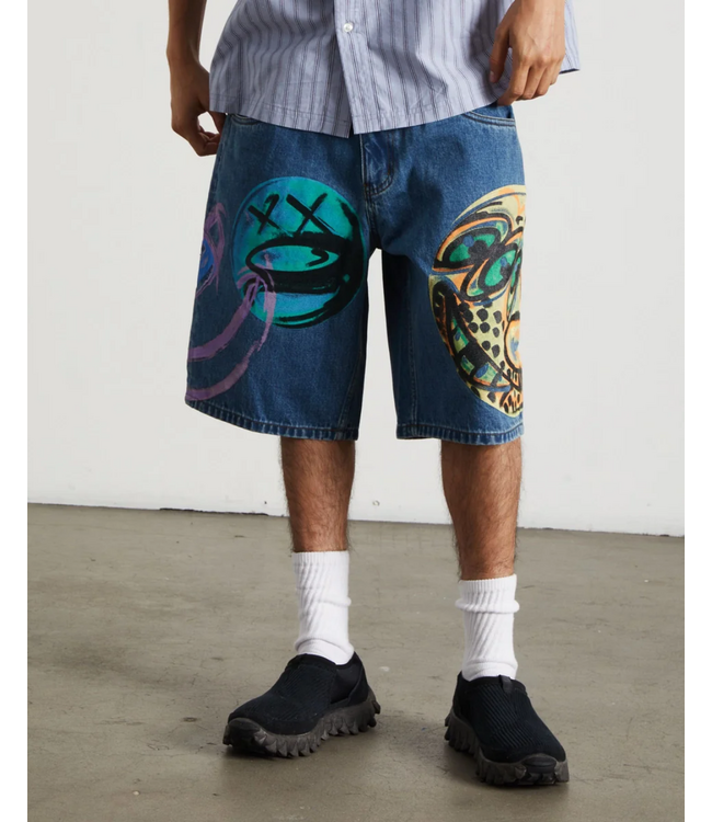 HUF Spray Guys Denim Short - Multi