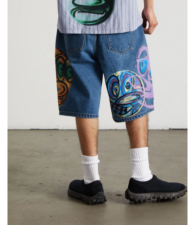 HUF Spray Guys Denim Short - Multi
