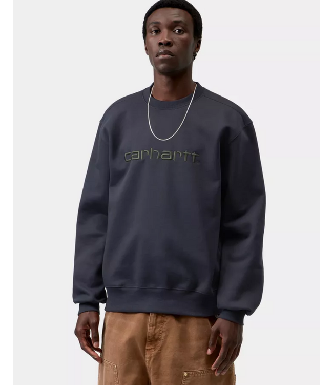 CARHARTT WIP Carhartt Sweat - Dark Navy/Dark Scarab