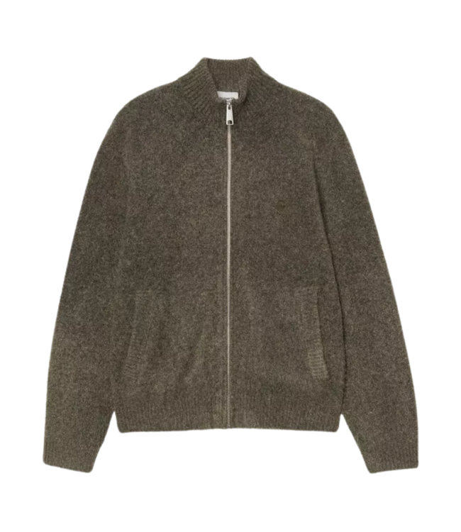 CARHARTT WIP Curtis Sweater Jacket - Tangled Shungite