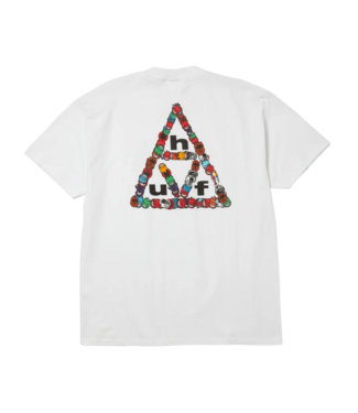 HUF Spitfire Sticker TT SS Tee - White