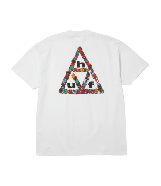 HUF Spitfire Sticker TT SS Tee - White