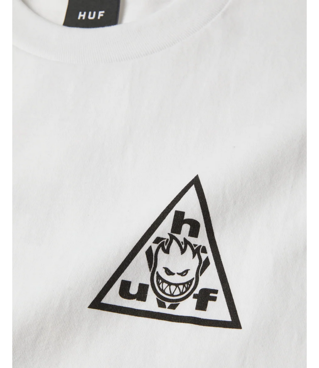 HUF Spitfire Sticker TT SS Tee - White