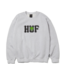 HUF Spitfire Union Crewneck - Heather Grey
