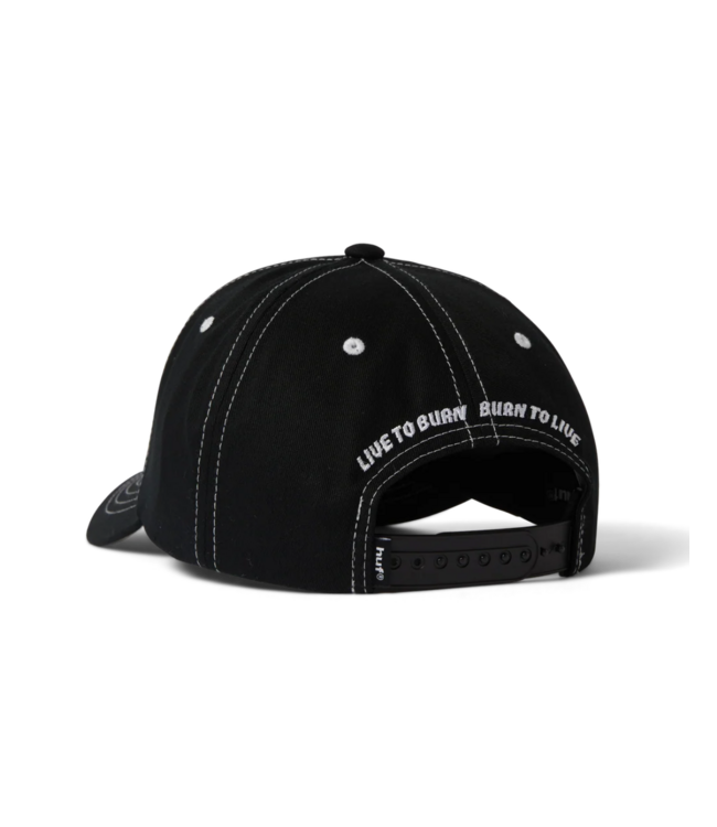 HUF Spitfire Union Snapback - Black