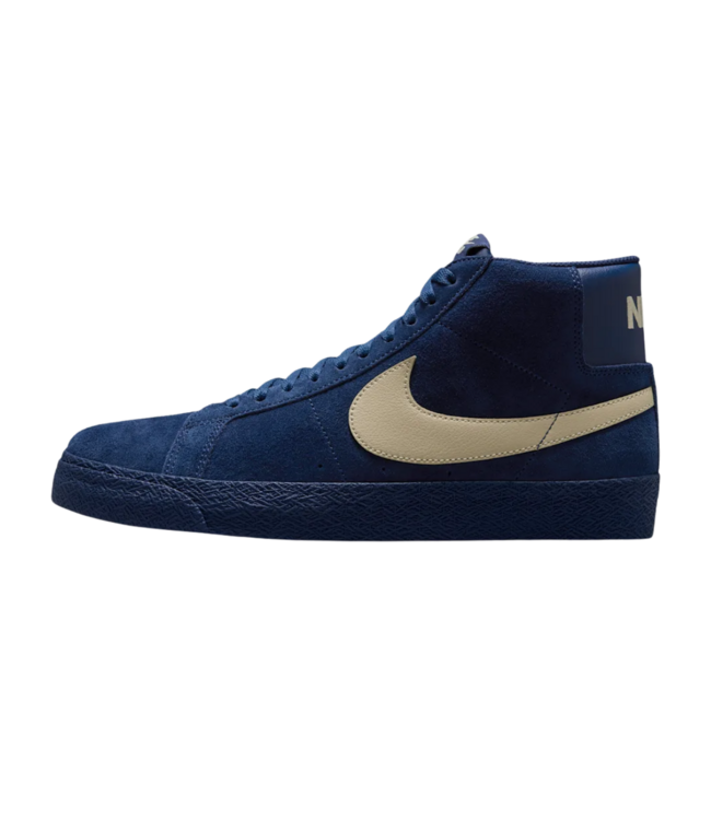 NIKE SB Blazer Mid - Coastal Blue/Pale Yellow-Co