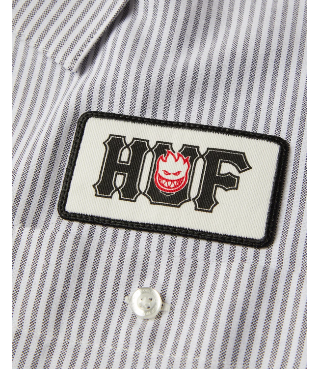 HUF Spitfire Union Work Shirt - Black/White