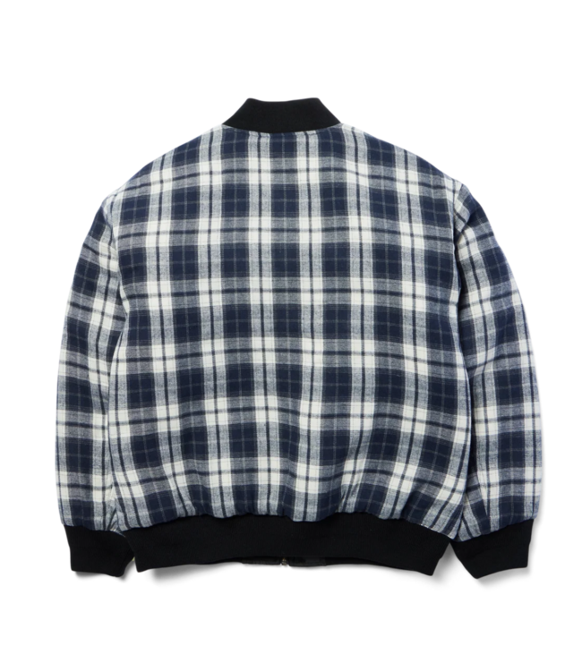 HUF Spitfire Reversible Plaid Jacket - Navy/Black