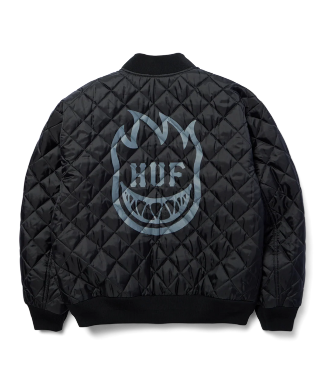 HUF Spitfire Reversible Plaid Jacket - Navy/Black