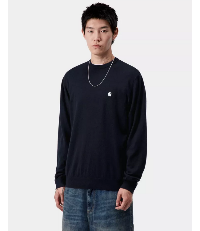 CARHARTT WIP Madison Sweater - Dark Navy/Wax