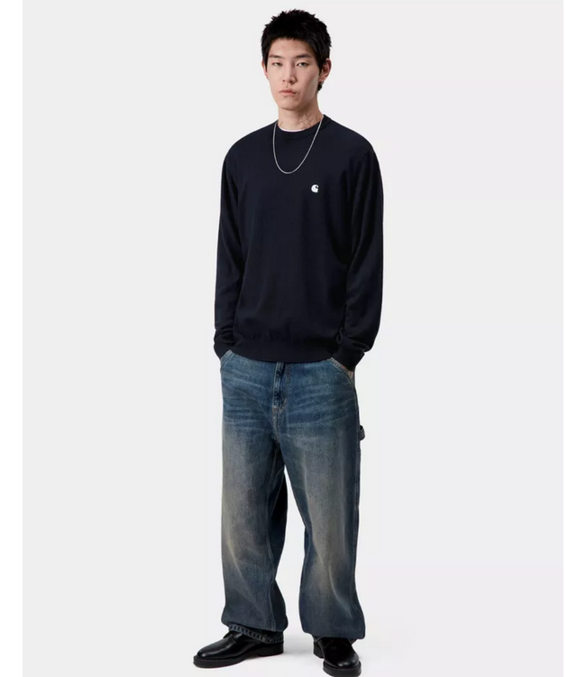 CARHARTT WIP Madison Sweater - Dark Navy/Wax