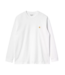 CARHARTT WIP L/S Chase T-Shirt - White/Gold