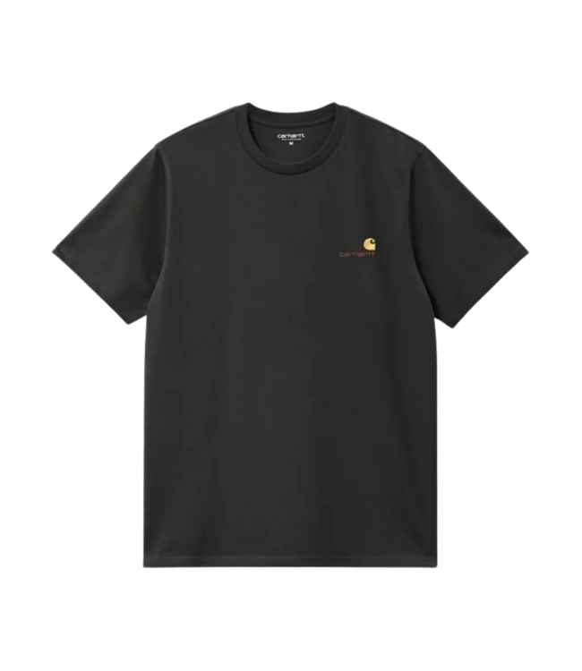 CARHARTT WIP S/S American Script T-Shirt - Raven