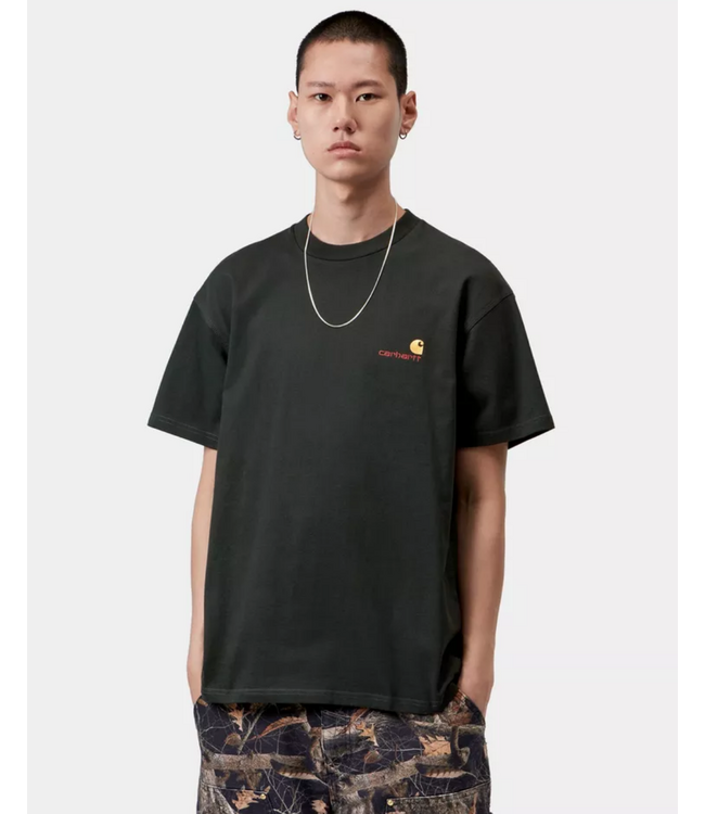 CARHARTT WIP S/S American Script T-Shirt - Raven