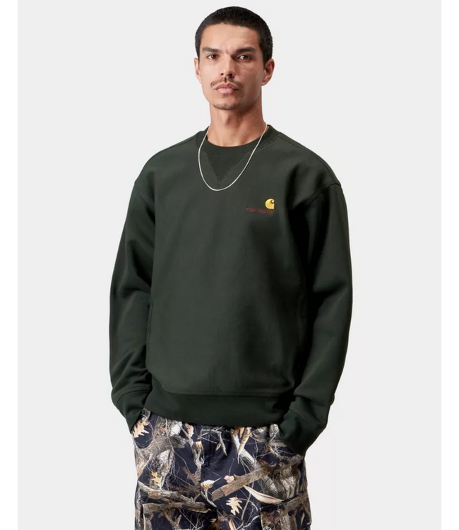 CARHARTT WIP American Script Sweat - Raven