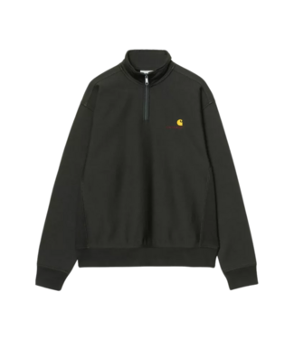 CARHARTT WIP Half Zip American Script Sweat - Raven