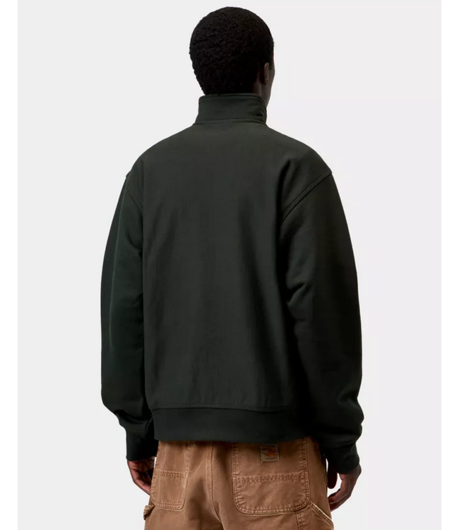 CARHARTT WIP Half Zip American Script Sweat - Raven