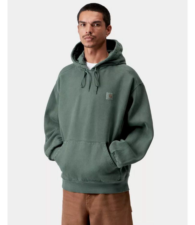 CARHARTT WIP Hooded Vista Sweat - Dark Scarab/Garment Dyed