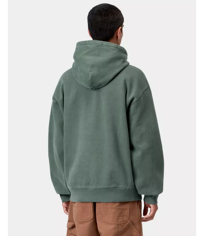 CARHARTT WIP Hooded Vista Sweat - Dark Scarab/Garment Dyed