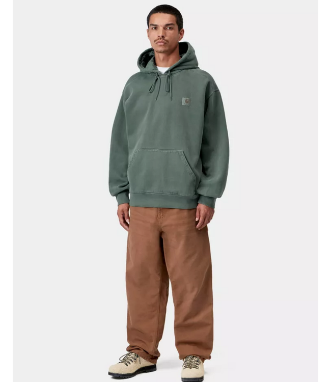 CARHARTT WIP Hooded Vista Sweat - Dark Scarab/Garment Dyed