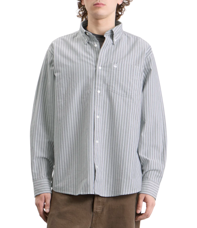 CARHARTT WIP L/S Kanan Shirt - Kanan Stripe/Black