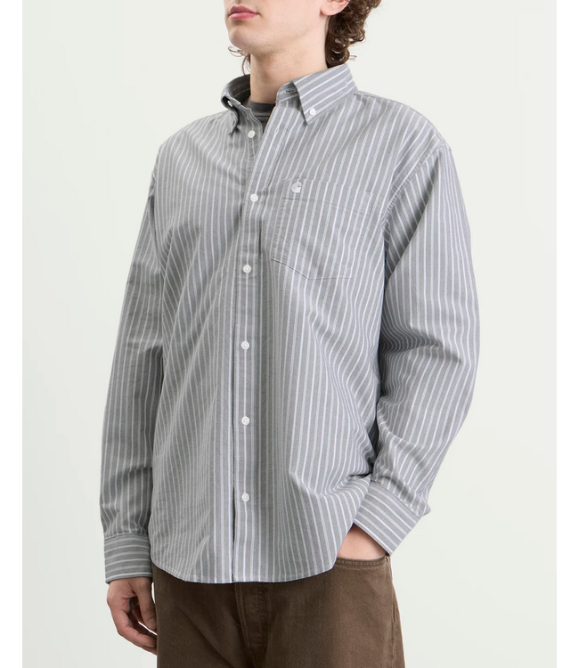 CARHARTT WIP L/S Kanan Shirt - Kanan Stripe/Black