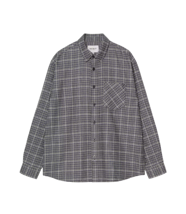 CARHARTT WIP L/S Todrick Shirt - Todrick Houndstooth/Icesheet