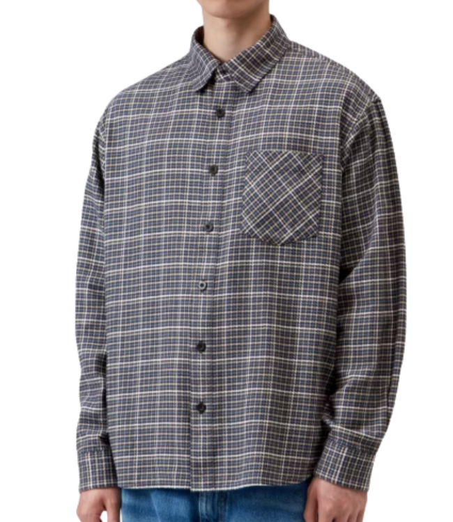 CARHARTT WIP L/S Todrick Shirt - Todrick Houndstooth/Icesheet