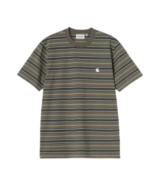 CARHARTT WIP S/S Bronson T-Shirt - Bronson Stripe/Cypress