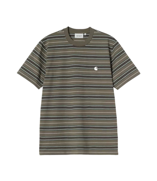 CARHARTT WIP S/S Bronson T-Shirt - Bronson Stripe/Cypress